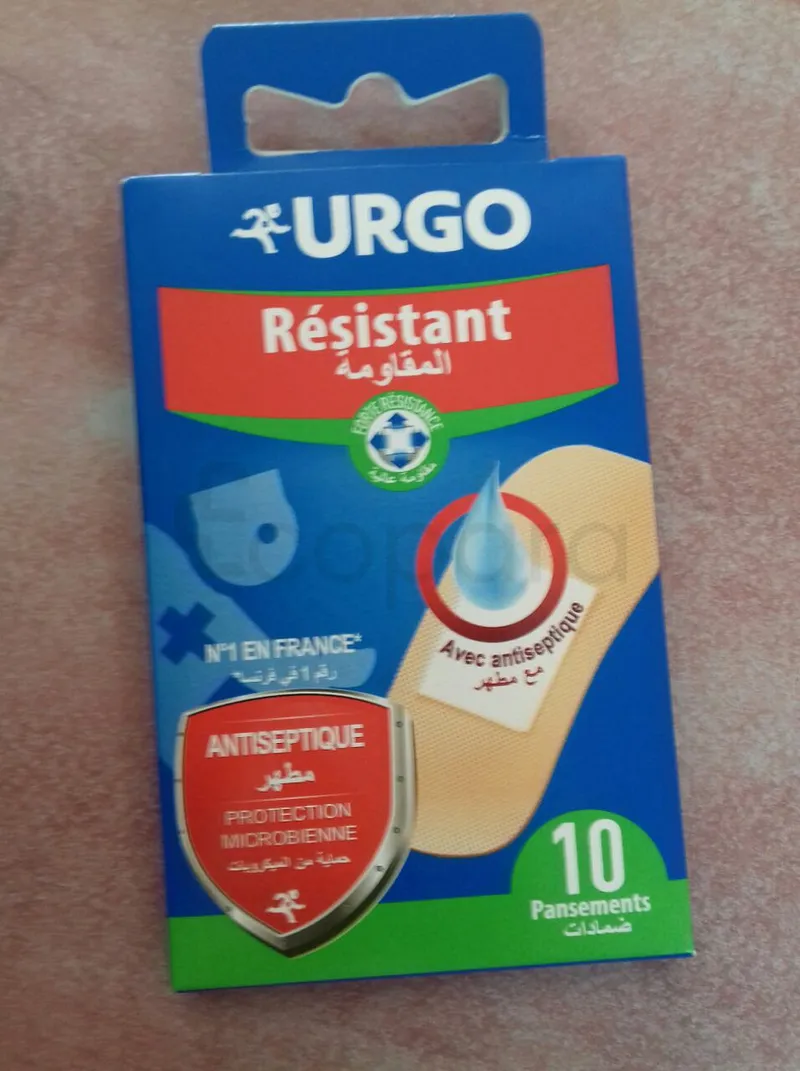 URGO RESISTANT 19*72MM BOITE DE 10 PANSEMENTS