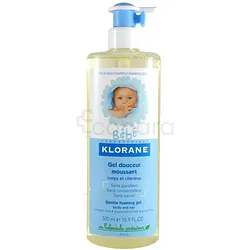 KLORANE BEBE GEL DOUCEUR MOUSSANT CORPS ET CHEVEUX 500ML