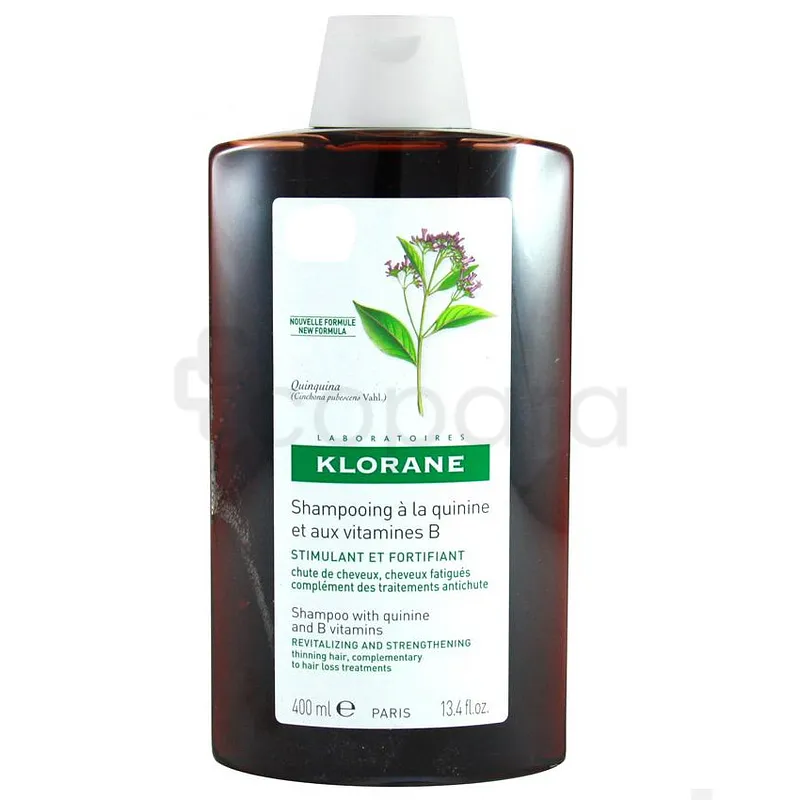KLORANE QUININE SHAMPOOING A LA QUININE ET AUX VITAMINES B 400ML