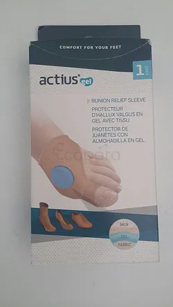 ACTIUS PROTECTEUR D’HALLUX VALGUS EN GEL AVEC TISSU TAILLE XL REFERENCE ACP912