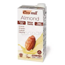 ECOMIL ALMOND NATURE VANILLA LAIT D'AMANDE NATURE SANS SUCRES VANILLE 1L