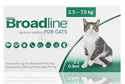BROADLINE 2.5-7.5KG BOITE DE 3 *0.9ML