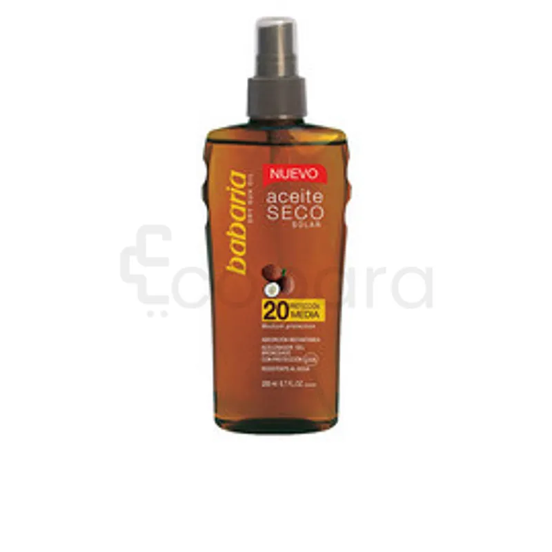 BABARIA ACEITE SECO SOLAR SPRAY COCO SPF20 200ML