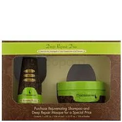 MACADAMIA COFFRET DEEP REPAIR DUO REJUVENATING SHAMPOOING 100ML + DEEP REPAIR MASQUE 236ML