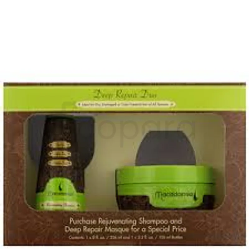 MACADAMIA COFFRET DEEP REPAIR DUO REJUVENATING SHAMPOOING 100ML + DEEP REPAIR MASQUE 236ML