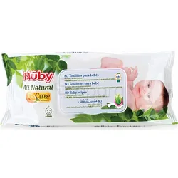 NUBY ALL NATURAL LINGETTES POUR BEBE BOITE DE 80