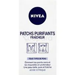 NIVEA PATCHS PURIFIANTS FRAICHEUR TOUS TYPES DE PEAU BOITE DE 6