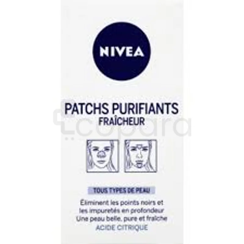 NIVEA PATCHS PURIFIANTS FRAICHEUR TOUS TYPES DE PEAU BOITE DE 6