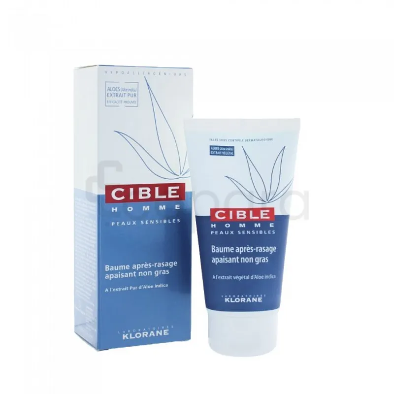 KLORANE CIBLE HOMME BAUME APRES-RASAGE APAISANT NON GRAS 75ML