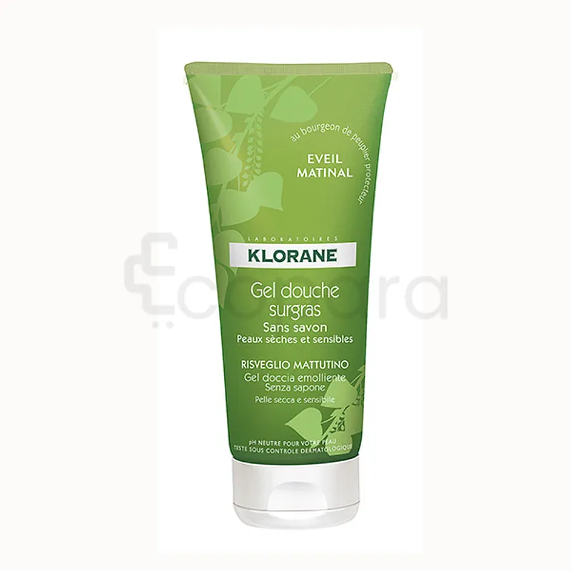 KLORANE BOURGEON DE PEUPLIER GEL DOUCHE SURGRAS EVEIL MATINAL 200ML
