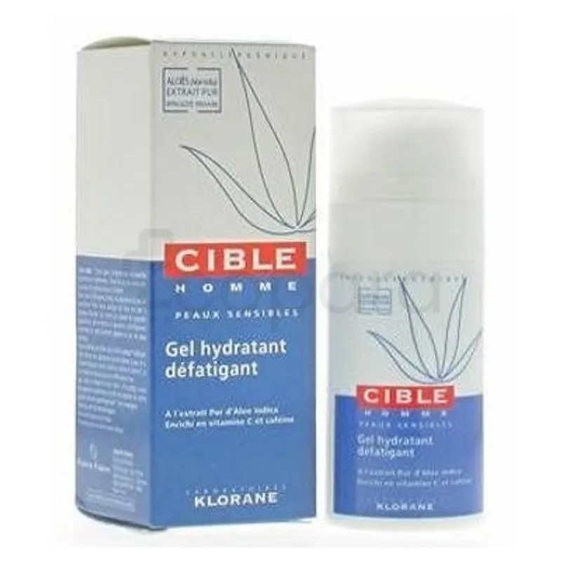 KLORANE CIBLE HOMME GEL HYDRATANT DEFATIGANT 50ML