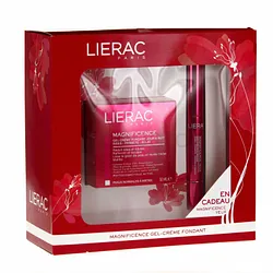 LIERAC COFFRET MAGNIFICENCE GEL CREME FONDANT JOUR ET NUIT 50ML + MAGNIFICENCE YEUX 4G OFFERT PEAUX NORMALES A MIXTES