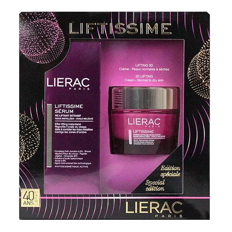 LIERAC COFFRET LIFTISSIME SERUM 30ML + CREME SOYEUSE REGALBANTE 50ML
