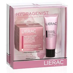 LIERAC COFFRET HYDRAGENIST GEL CREME HYDRATANT 50ML + MASQUE CONFORT OFFERT