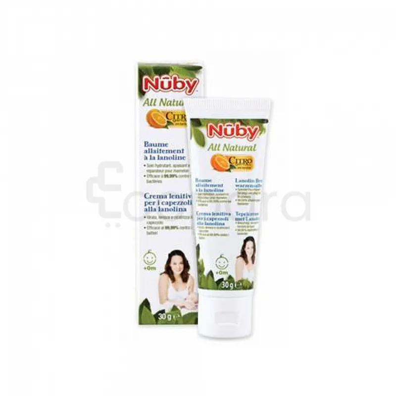 NUBY ALL NATURAL BAUMA D'ALLAITEMENT A LA LANOLINE 30G REFERENCE CG61030