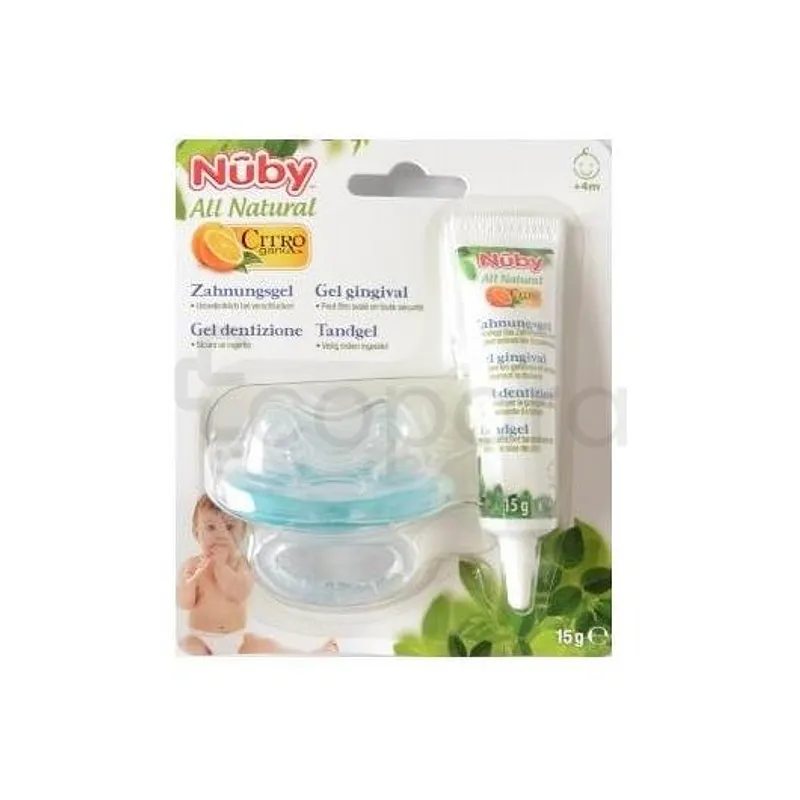 NUBY PACK GEL GINGIVAL + ANNEAU DE DENTITION REFERENCE CG23015