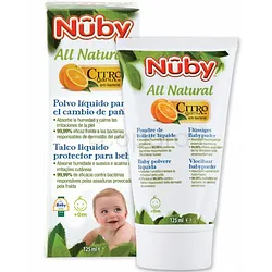 NUBY ALL NATURAL POUDRE DE TOILETTE LIQUIDE 125ML REFERENCE CG78012