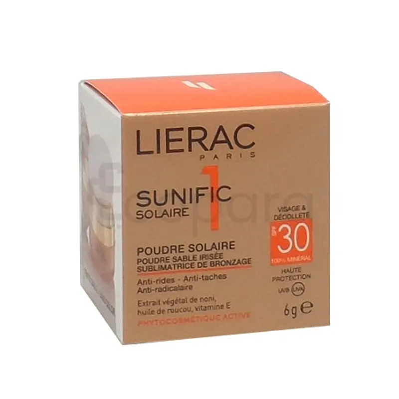 LIERAC SUNIFIC POUDRE SOLAIRE SABLE IRISEE SPF30 6G