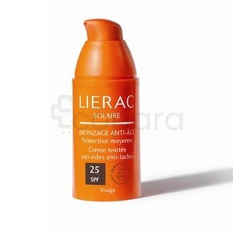 LIERAC SOLAIRE CREME TEINTE ANTI-RIDES ANTI-TACHE SPF25 50ML