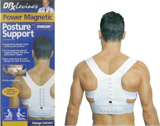 DRX LEVINE'S BACK SUPPORT POWER MAGNETIC POSTURE TAILLE L-XL
