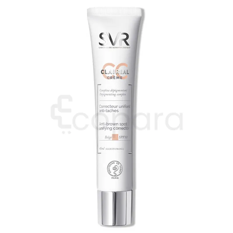 SVR CLAIRIAL CC CREME SPF50 TEINTE BEIGE 40ML