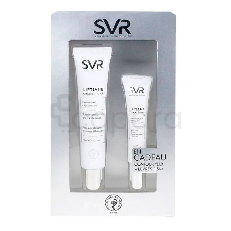 SVR COFFRET LIFTIANE CREME 40ML + LIFTIANE YEUX + LEVRES 15ML OFFERT