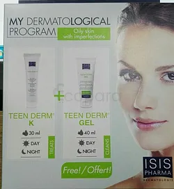 ISISPHARMA PACK MY DERMATOLOGICAL PROGRAM TEEN DERM K 30ML + TEEN DERM GEL 40ML