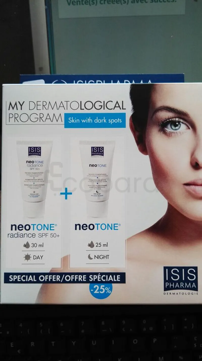 ISISPHARMA NEOTONE RADIANCE SPF50+ DAY 30ML + NEOTONE NIGHT 25ML