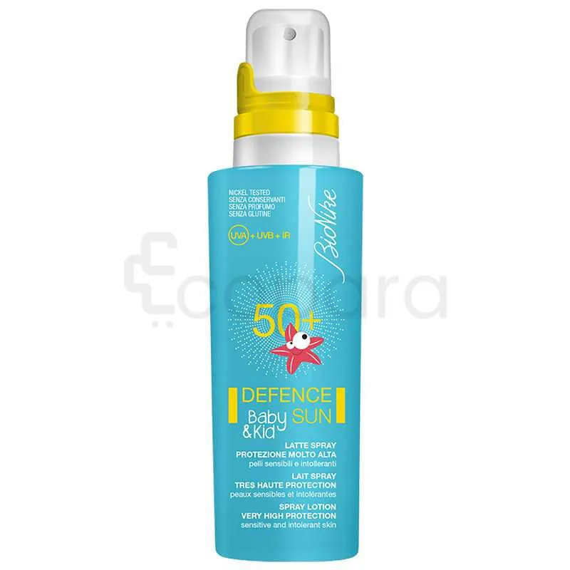 BIONIKE DEFENCE SUN BABY AND KID LAIT SPRAY TRES HAUTE PROTECTION SPF50+ 125ML