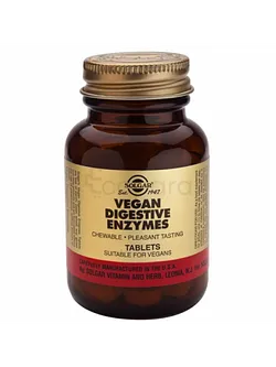 SOLGAR VEGAN DIGESTIVE ENZYMES BOITE DE 50