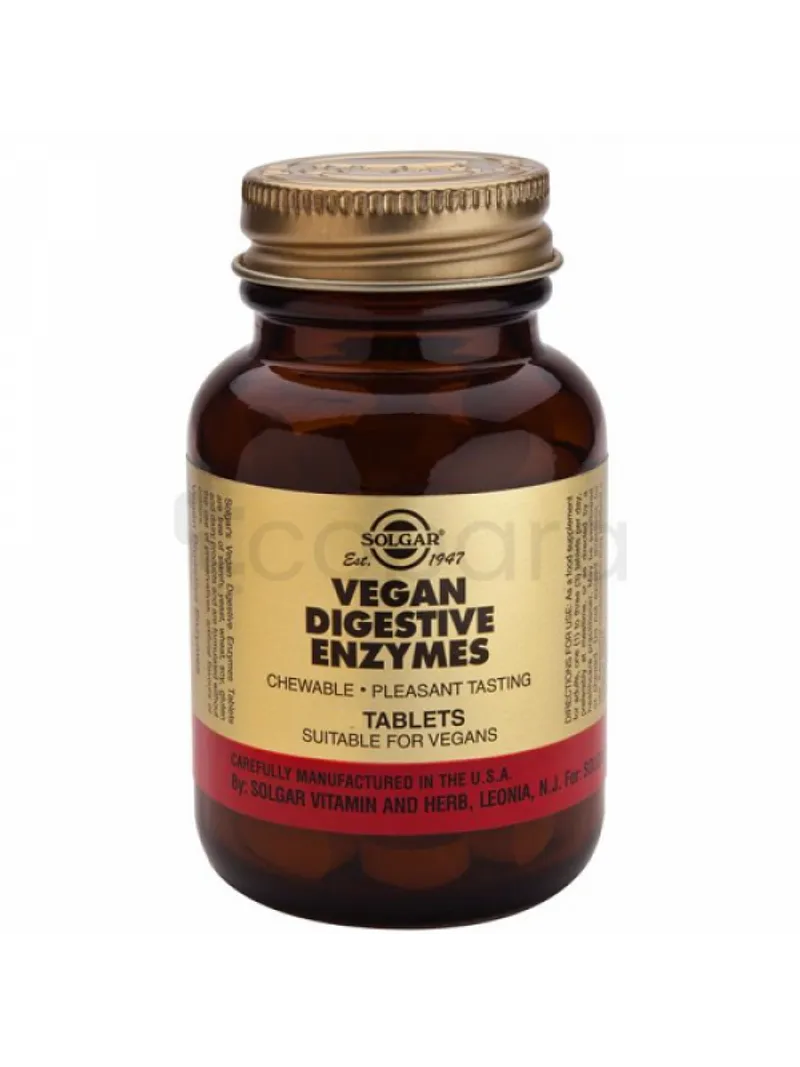 SOLGAR VEGAN DIGESTIVE ENZYMES BOITE DE 50