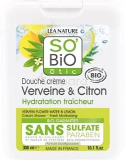 SO'BIO ETIC CREME DOUCHE VERVEINE & CITRON 300ML