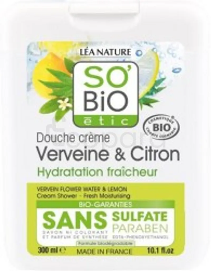 SO'BIO ETIC CREME DOUCHE VERVEINE & CITRON 300ML