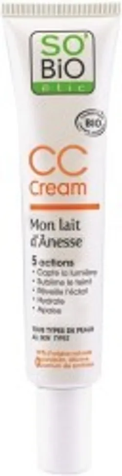 SO'BIO TIC CC CREAM MON LAIT D’ANESSE 5 ACTIONS TEINTE UNIVERSELLE 40ML