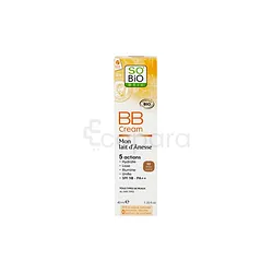SO'BIO ETIC BB CREAM MON LAIT D'ANESSE 5 ACTIONS NUMERO 02 BEIGE SOYEUX 40ML