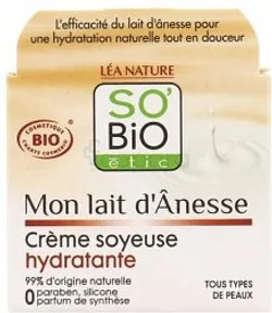 SO'BIO ETIC MON LAIT D’ANESSE CREME SOYEUSE HYDRATANTE 50ML