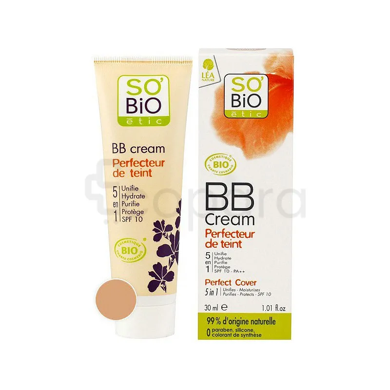 SO'BIO BB CREAM PERFECTEUR DE TEINT N2 BEIGE ECLAT 30ML