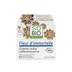 SO'BIO ETIC FLEUR D'IMMORTELLE CRÈME RICHE RAFFERMISSANTE BIO 50ML