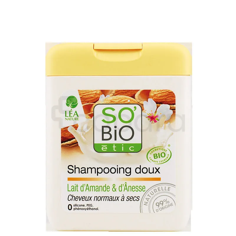 SO'BIO ETIC SHAMPOOING DOUX LAIT D'AMANDE ET D'ÂNESSE 250ML
