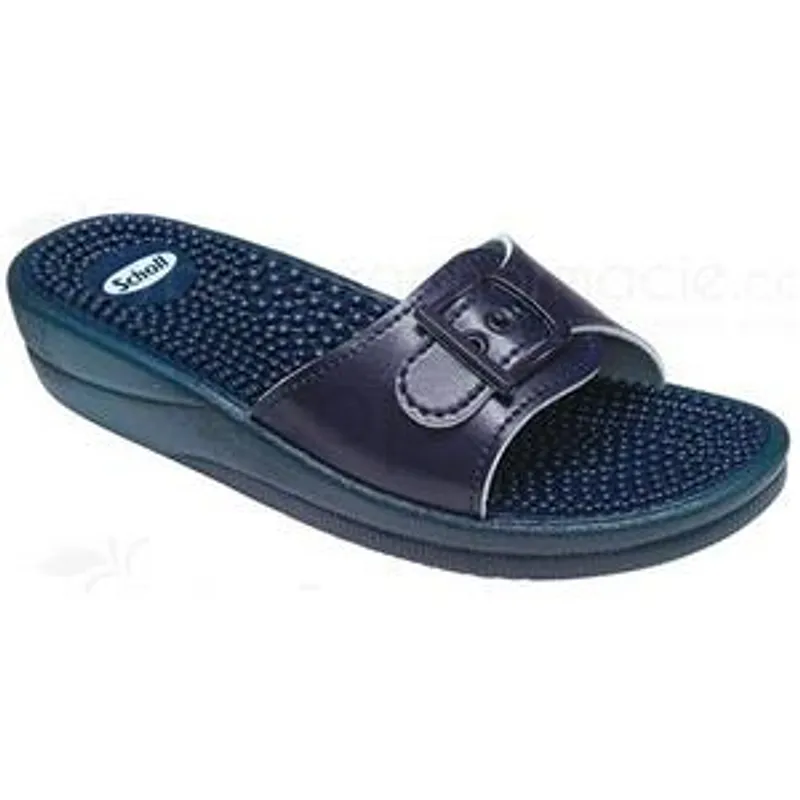 SCHOLL SANDALE FITNESS MASSAGE BLEU MARINE TAILLE 37