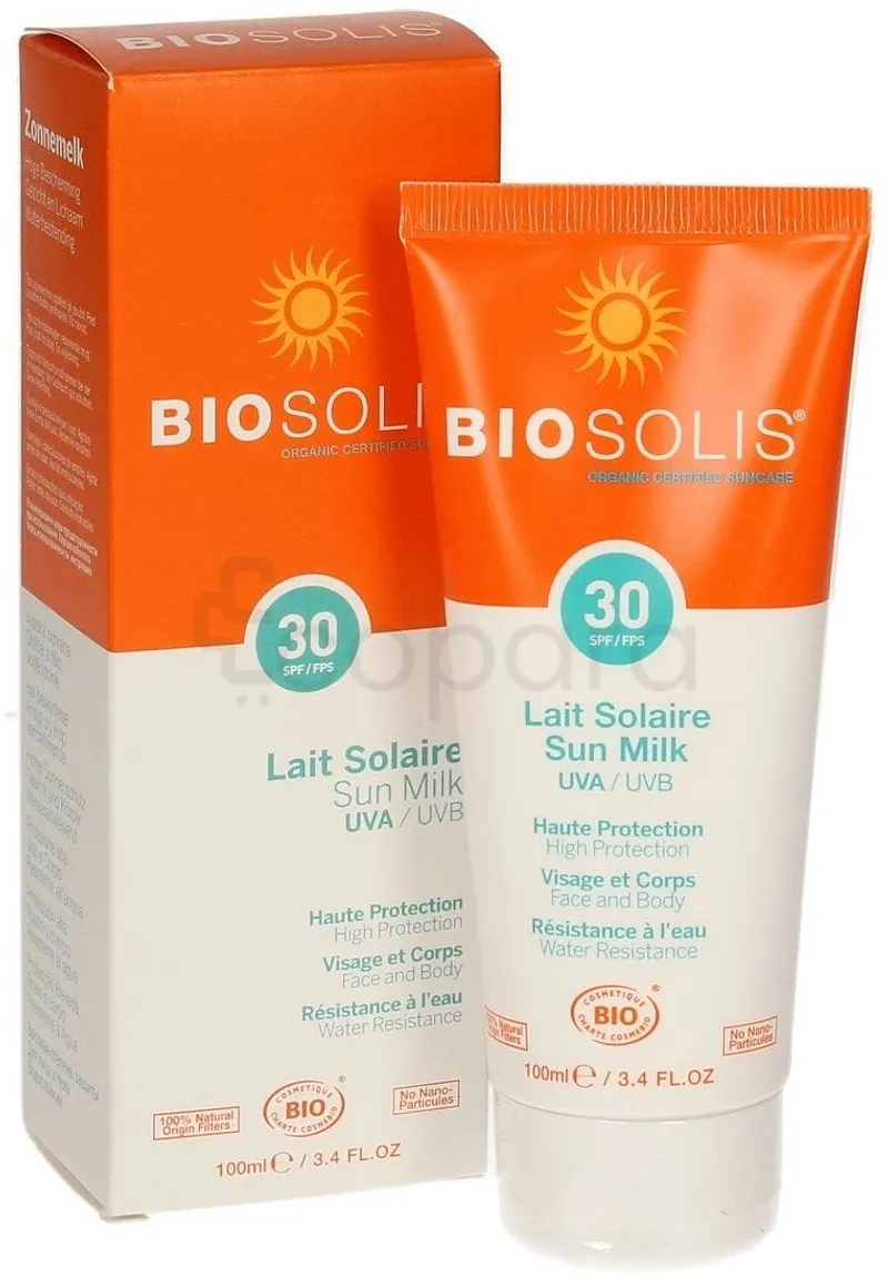 BIOSOLIS LAIT SOLAIRE SPF30 VISAGE ET CORPS 100ML