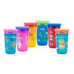 NUBY GOBELET SERIE 360 AVEC COUVERCLE 300ML REFERENCE ID10411