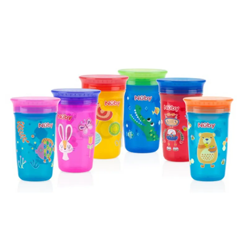 NUBY GOBELET SERIE 360 AVEC COUVERCLE 300ML REFERENCE ID10411