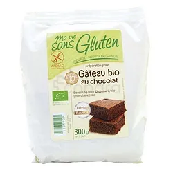 MA VIE SANS GLUTEN PREPARATION POUR GATEAU BIO AU CHOCOLAT 300G