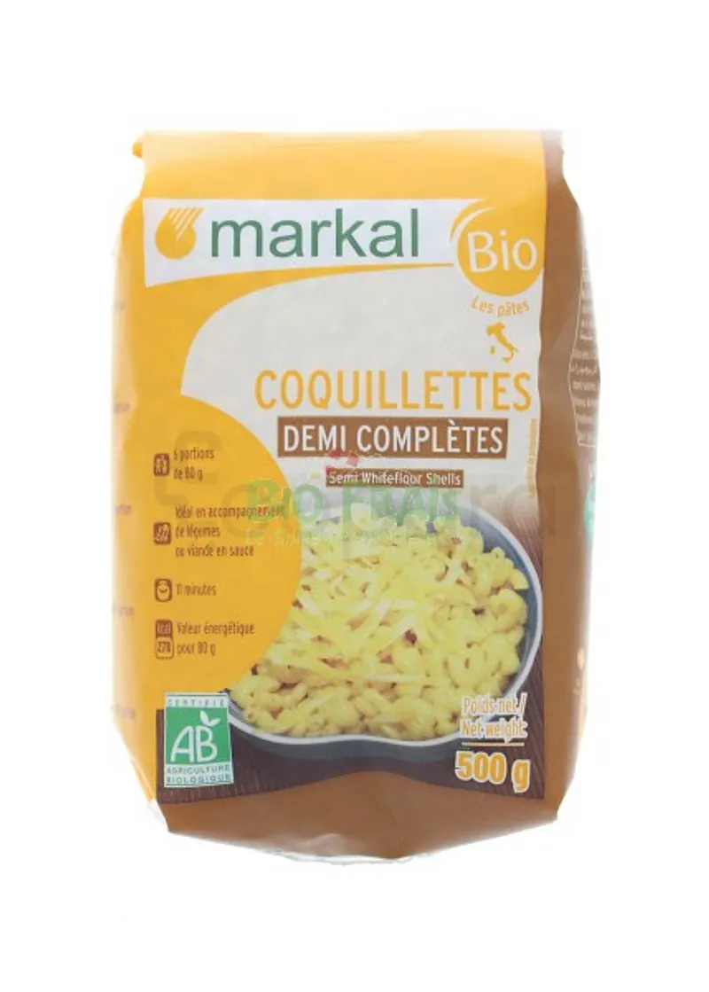 MARKAL COQUILLETTES DEMI COMPLETES 500G