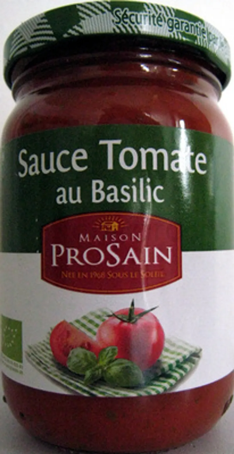 MAISON PROSAIN SAUCE TOMATE AU BASILIC 200G