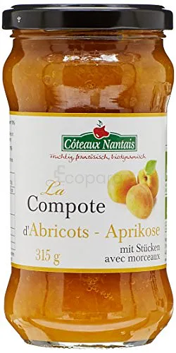 COTEAUX NANTAIS COMPOTE D'ABRICOTS 315G