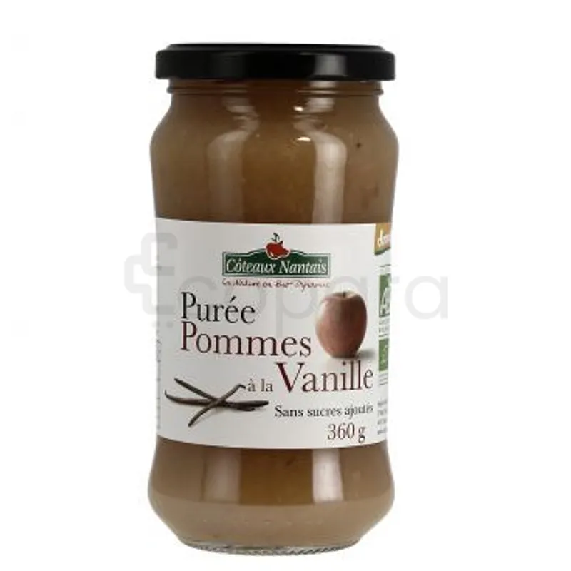 COTEAUX NANTAIS PUREE POMMES A LA VANILLE 360G