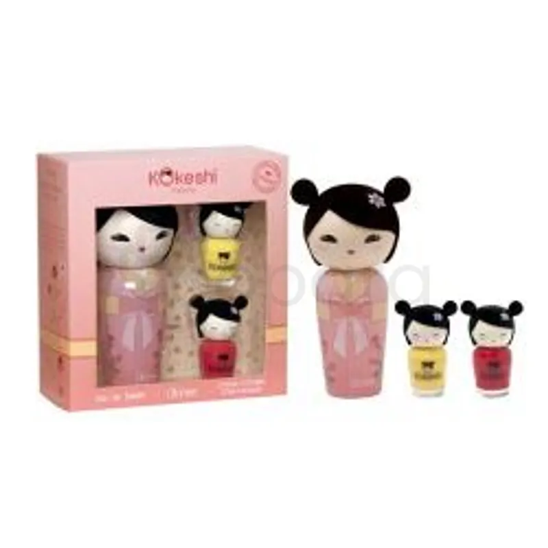 KOKESHI COFFRET 2 VERNIS A ONGLES LITCHEE EAU DE TOILETTE 50ML