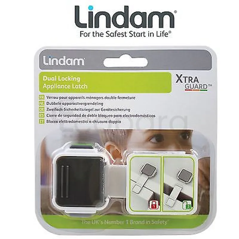 LINDAM XTRA GUARD DUAL LOCKING APPLIANCE LATCH REFERENCE 051012